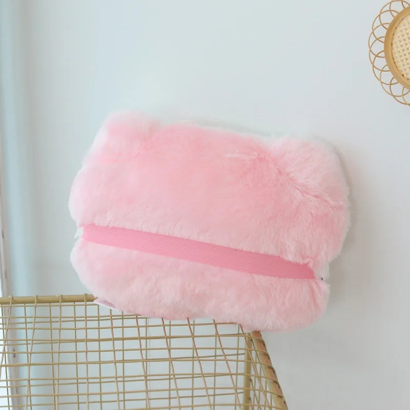 Big Size Hello Kitty Headrest Back Cushion – Plush Pillow & Blanket Set for Sofa, Bed & Home Decor