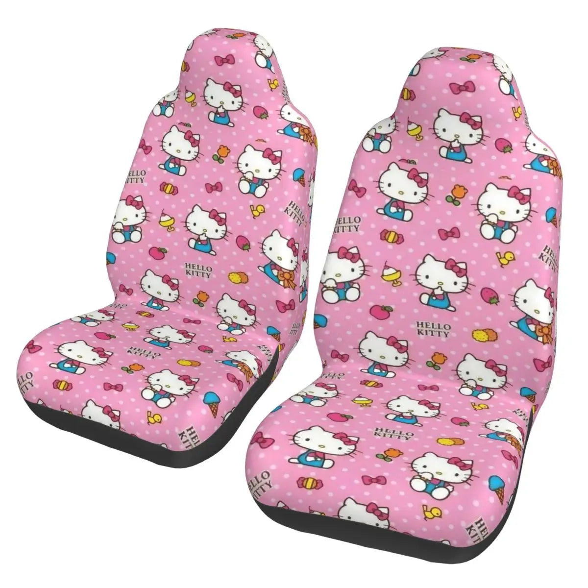 Hello Kitty Star Car Seat Cover – Universal All-Season Seat Protector for Cars, SUVs & Trucks