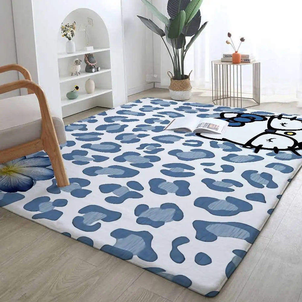 Hello Kitty Flannel Floor Mat – Cute Doormat for Bathroom, Kitchen & Entrance Home Decor
