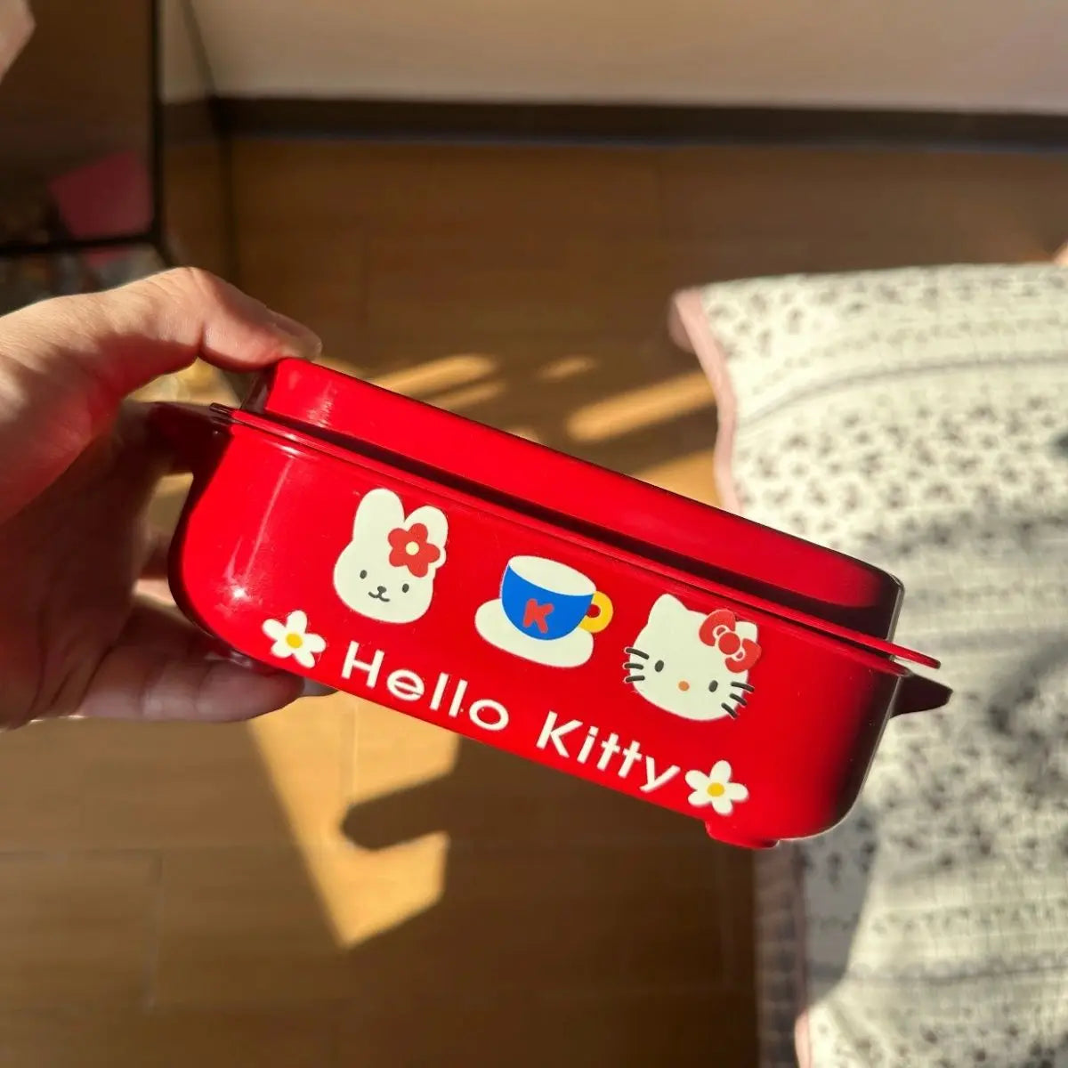 Hello Kitty Anime Lunch Box & Instant Noodle Bowl – PP Microwave-Safe Large Capacity Portable Food Container