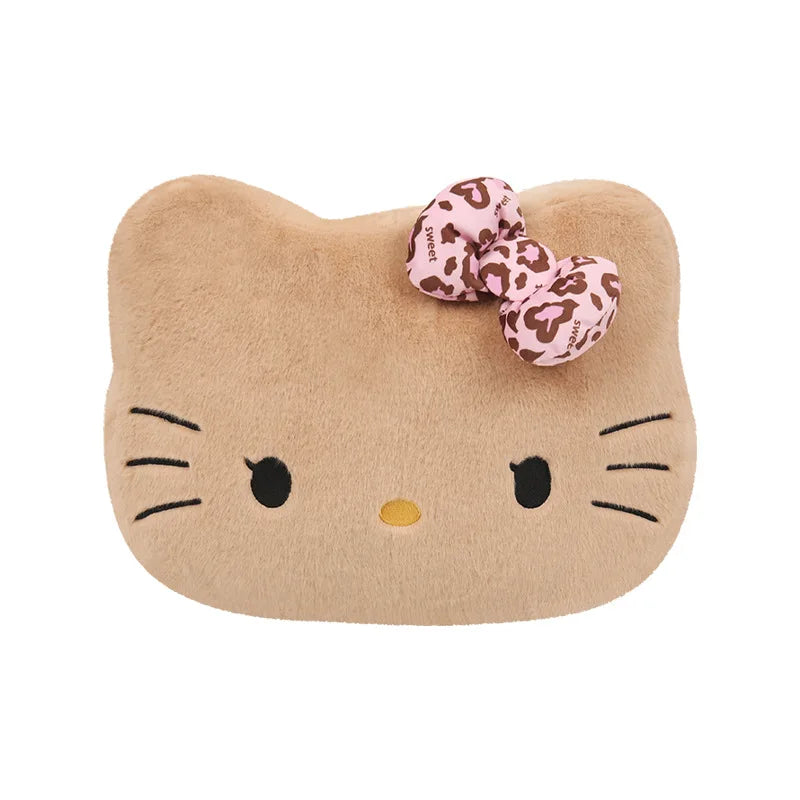 Hello Kitty Car Neck & Lumbar Support Pillow Set – Cute Cartoon Headrest Cushion for Travel & Driving Comfort